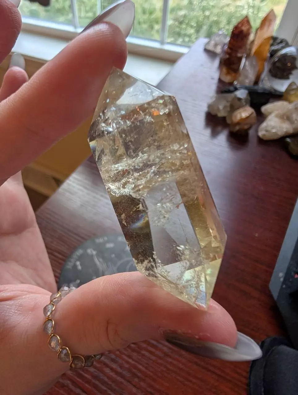 plant/Double terminated citrine point ✨-1
