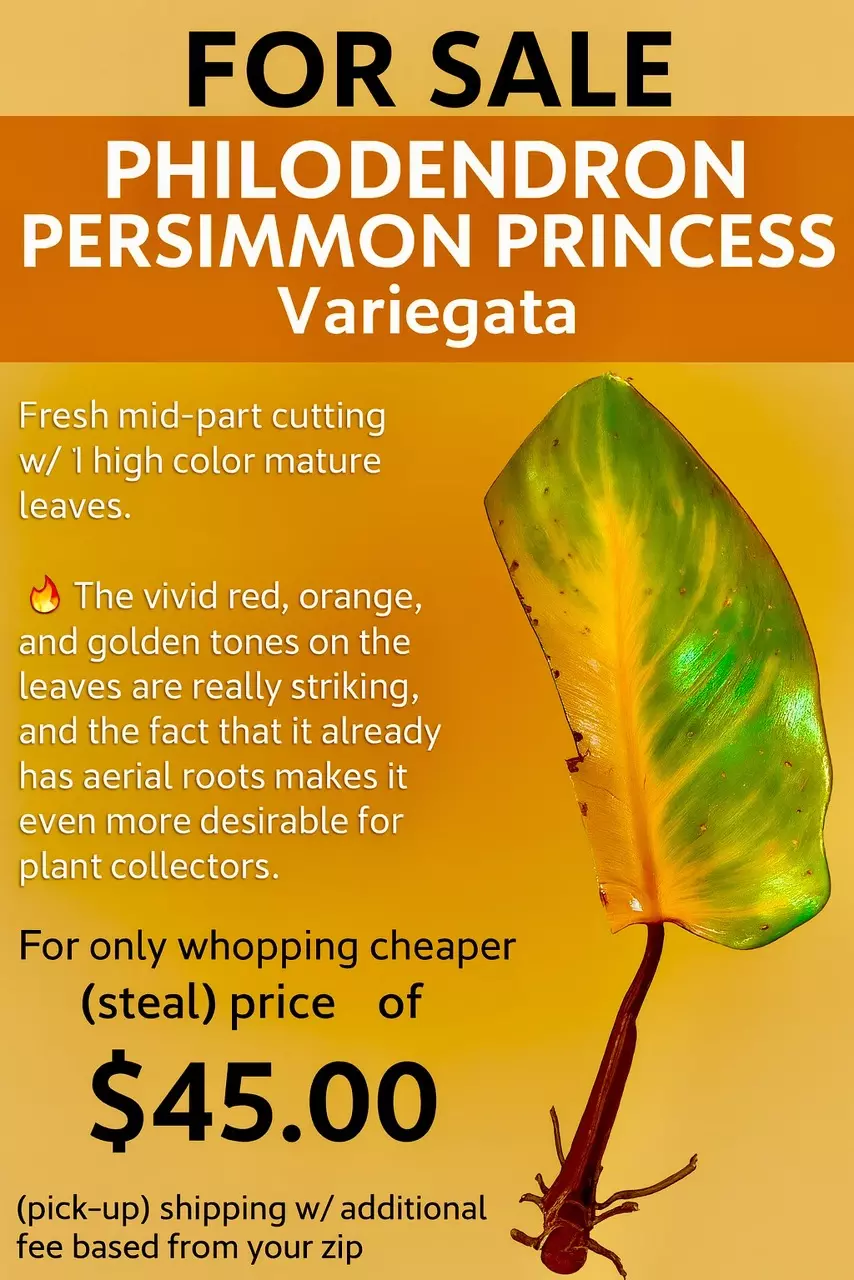 plant/Philodendron PERSIMMON PRINCESS-0