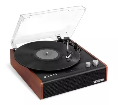 plant/Vitrola Brighton Bluetooth Record Player-0-thumbnail