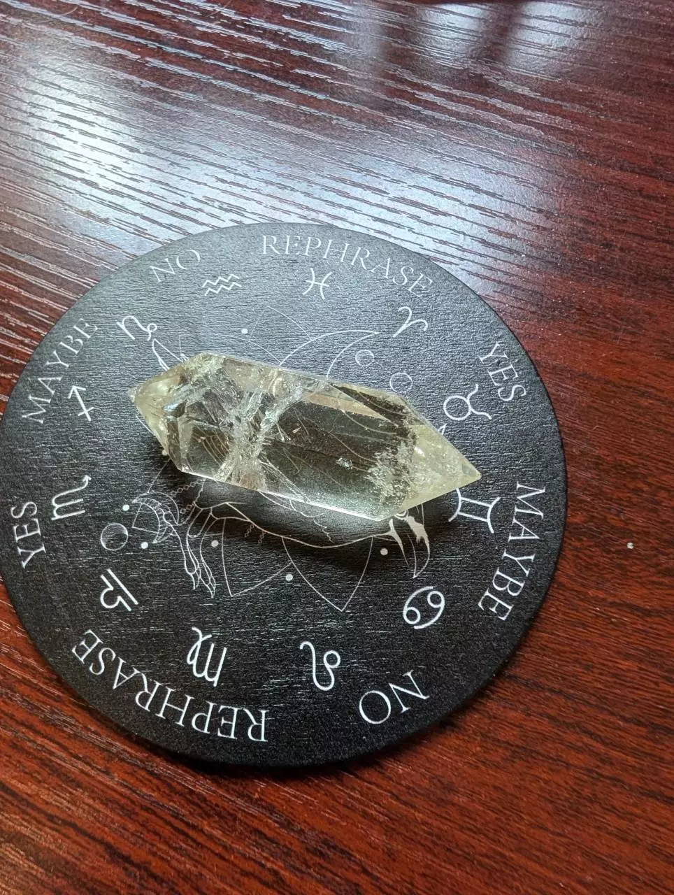 plant/Double terminated citrine point ✨-0