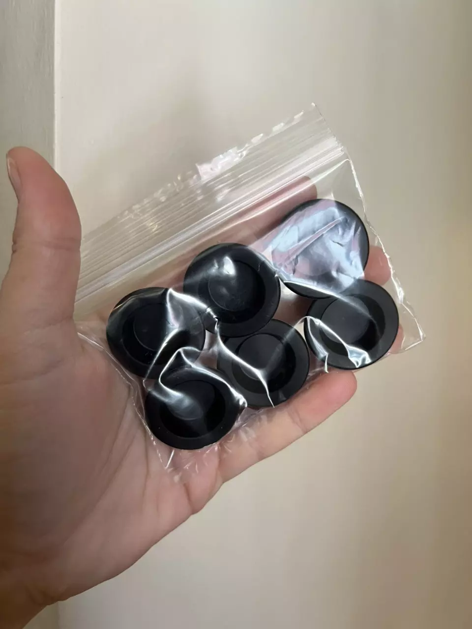 plant/1/4oz. Black Silicone Bowls (6 count)-0