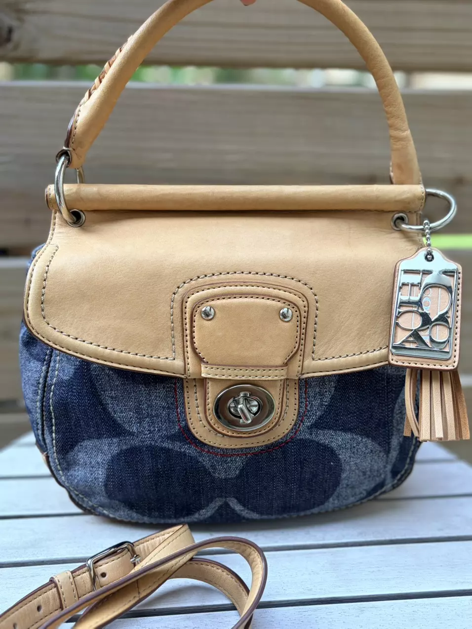 plant/617. Coach denim legacy Willis #19968-0