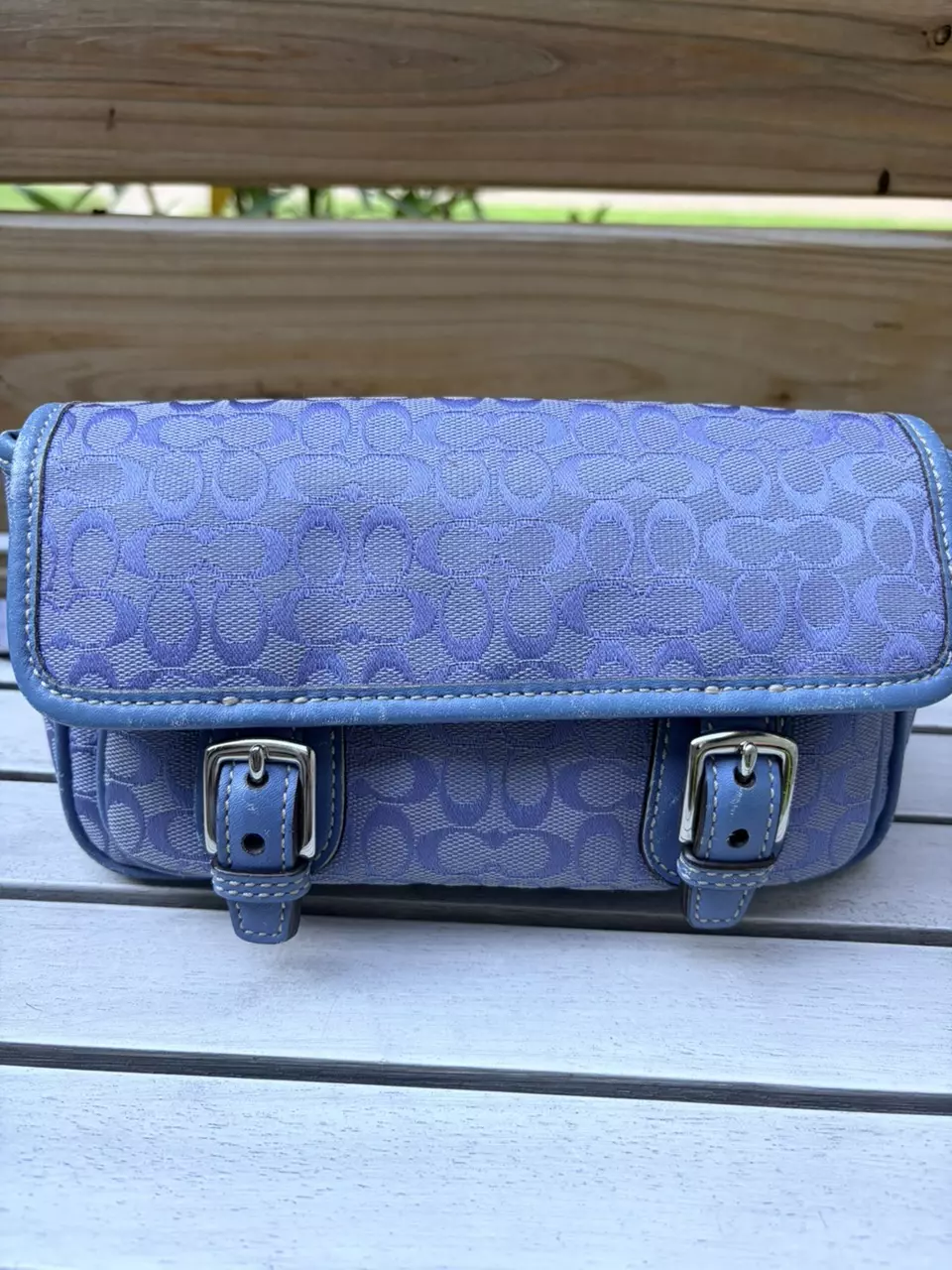 plant/623. Coach bon voyage in *rare* color belt bag-0