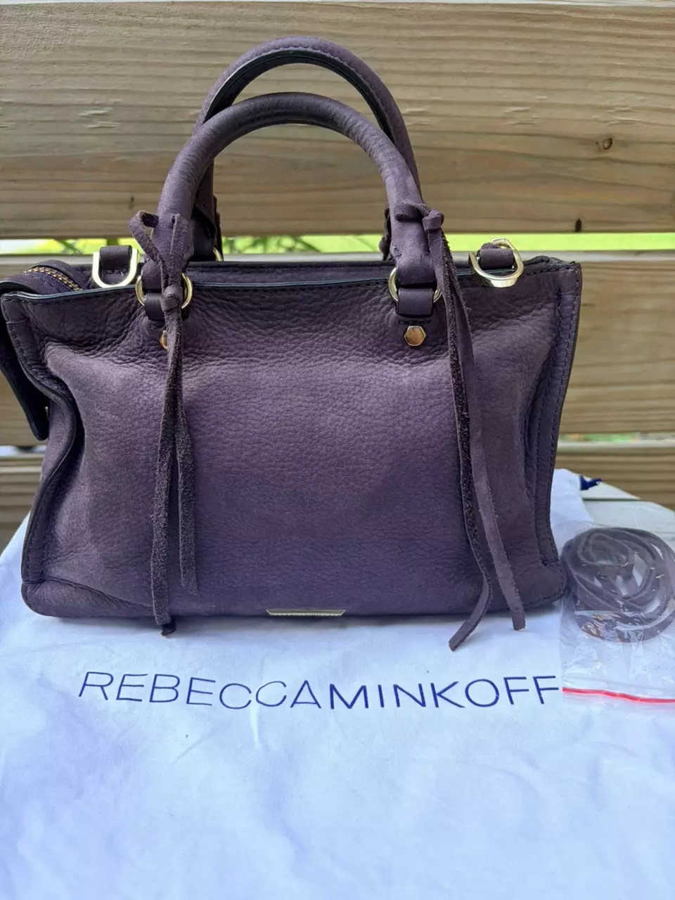 plant/630. Rebecca Minkoff mini Regan in Nubuck-0