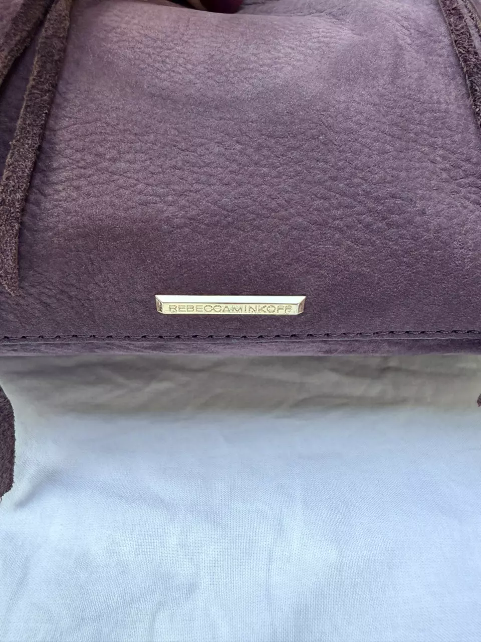 plant/630. Rebecca Minkoff mini Regan in Nubuck-1