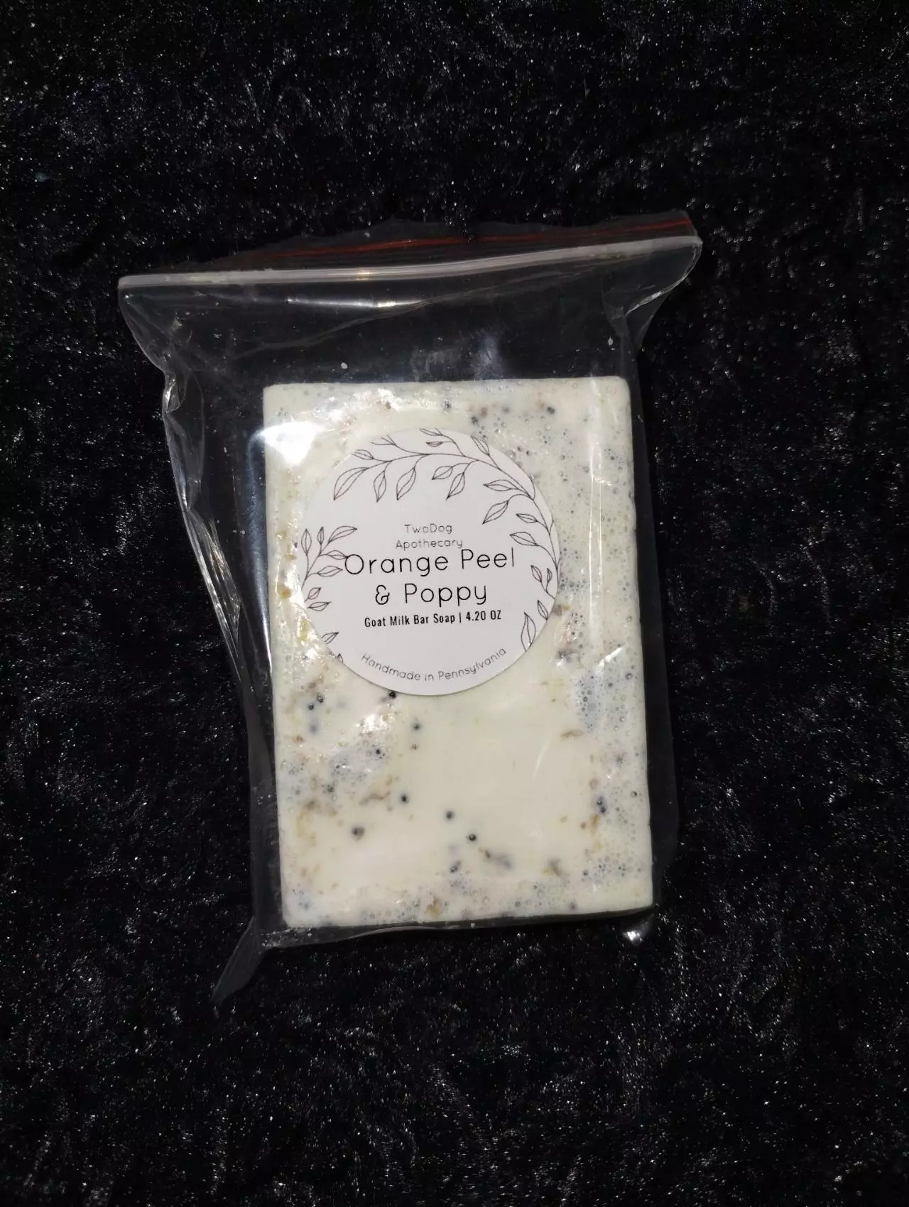 plant/Orange & Poppy Goat Milk bar soap-0