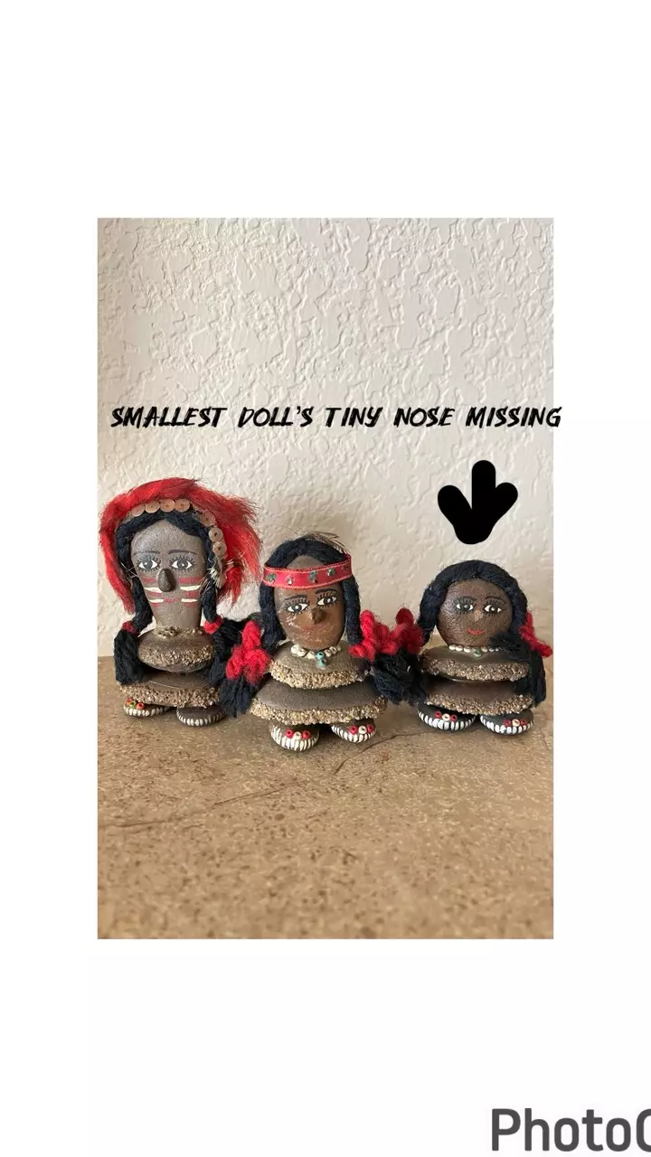 plant/TLC 3 Native River stone dolls-0
