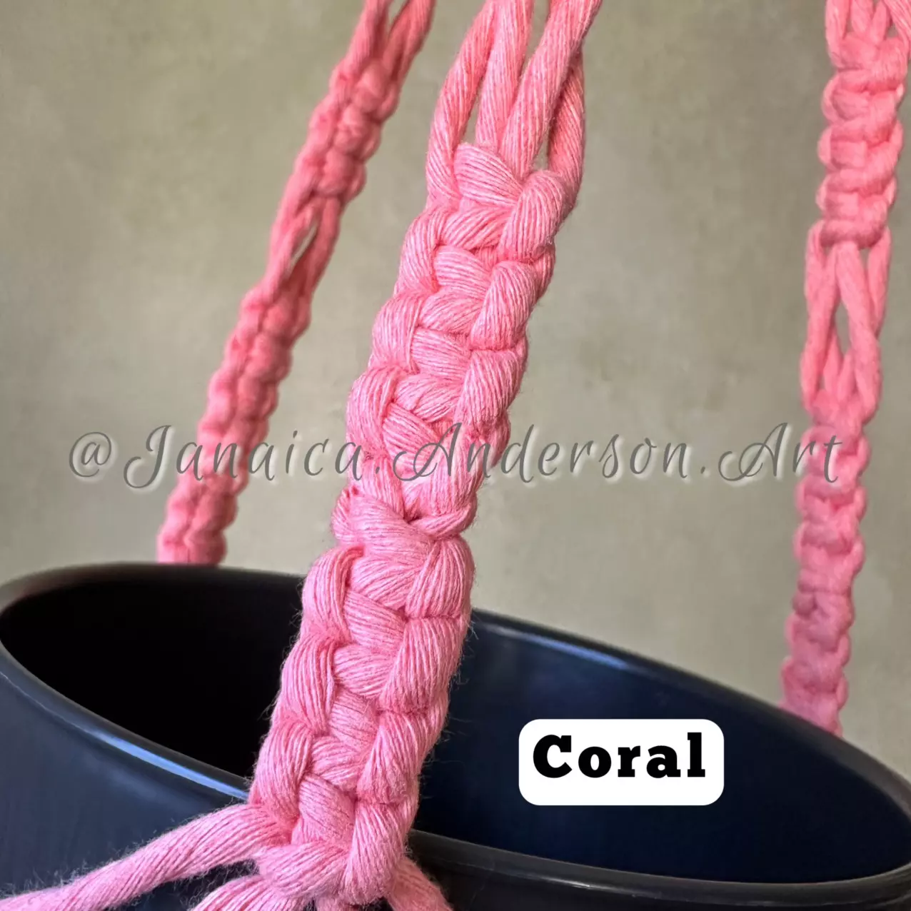 plant/Macramé Plant Hanger-Small No.50-1