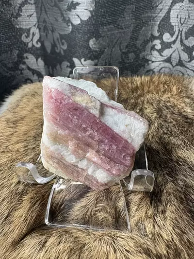 plant/Pink tourmaline in quartz-1-thumbnail