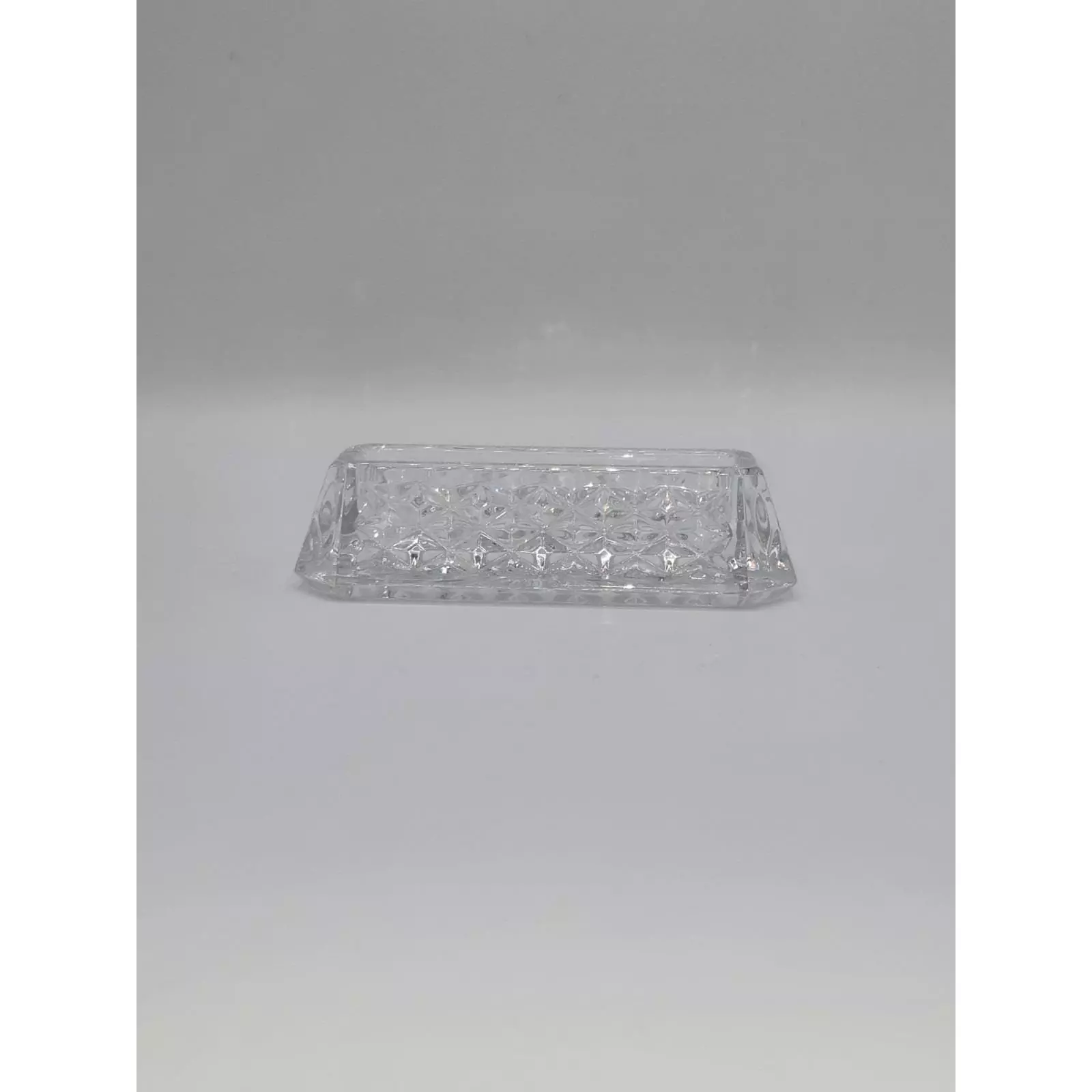 plant/WATERFORD CRYSTAL Vintage Westover Business Card Holder-0