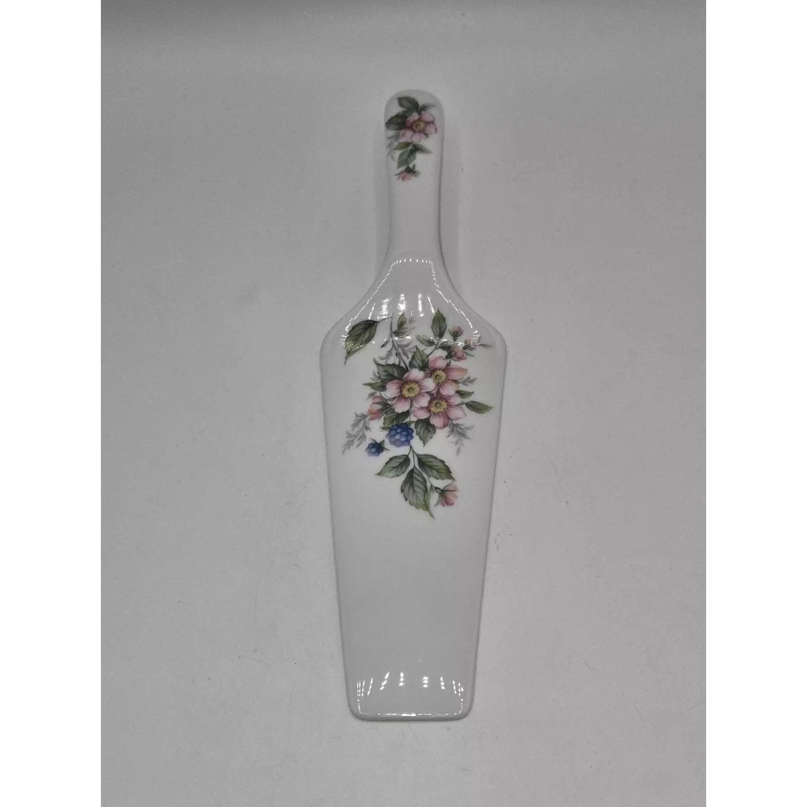 plant/Andrea by Sadek Vintage Cake Server Knife Floral Porcelain 9.75"-0