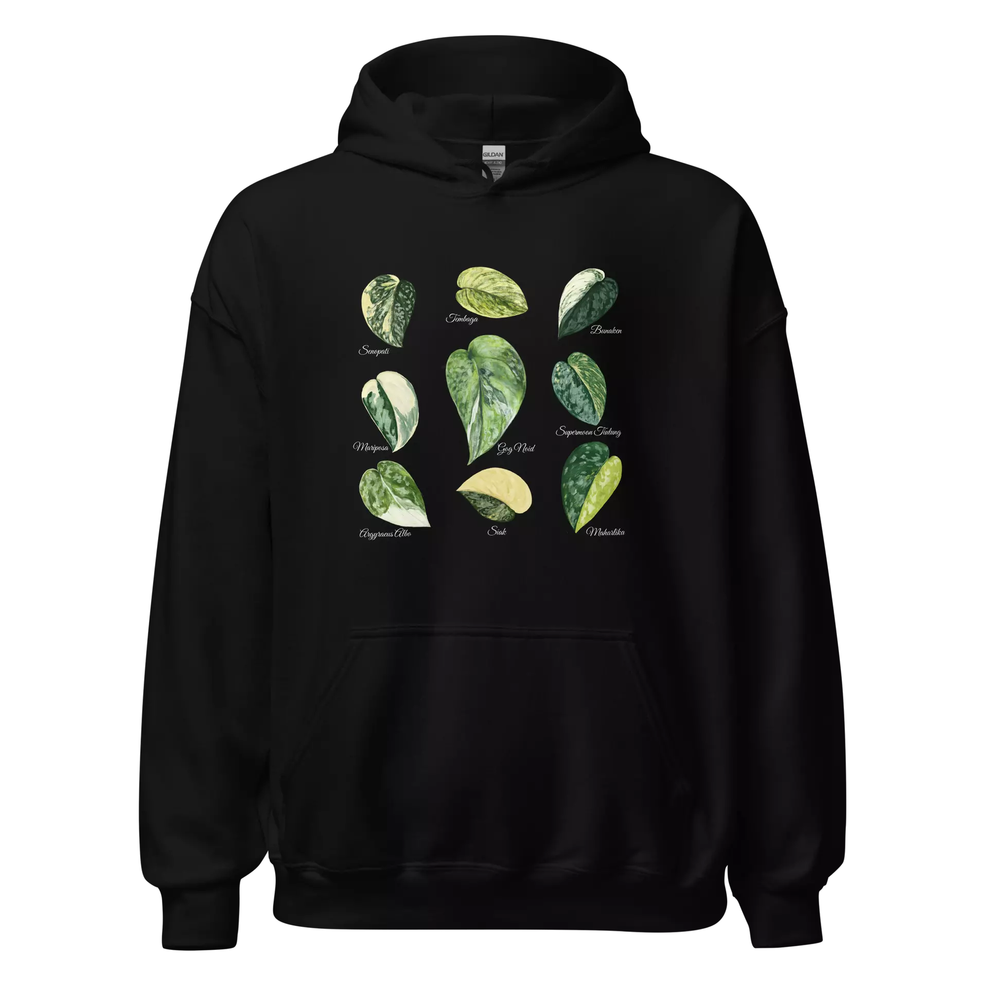 plant/RARE Scindapsus Collection Unisex Hoodie - Black-0