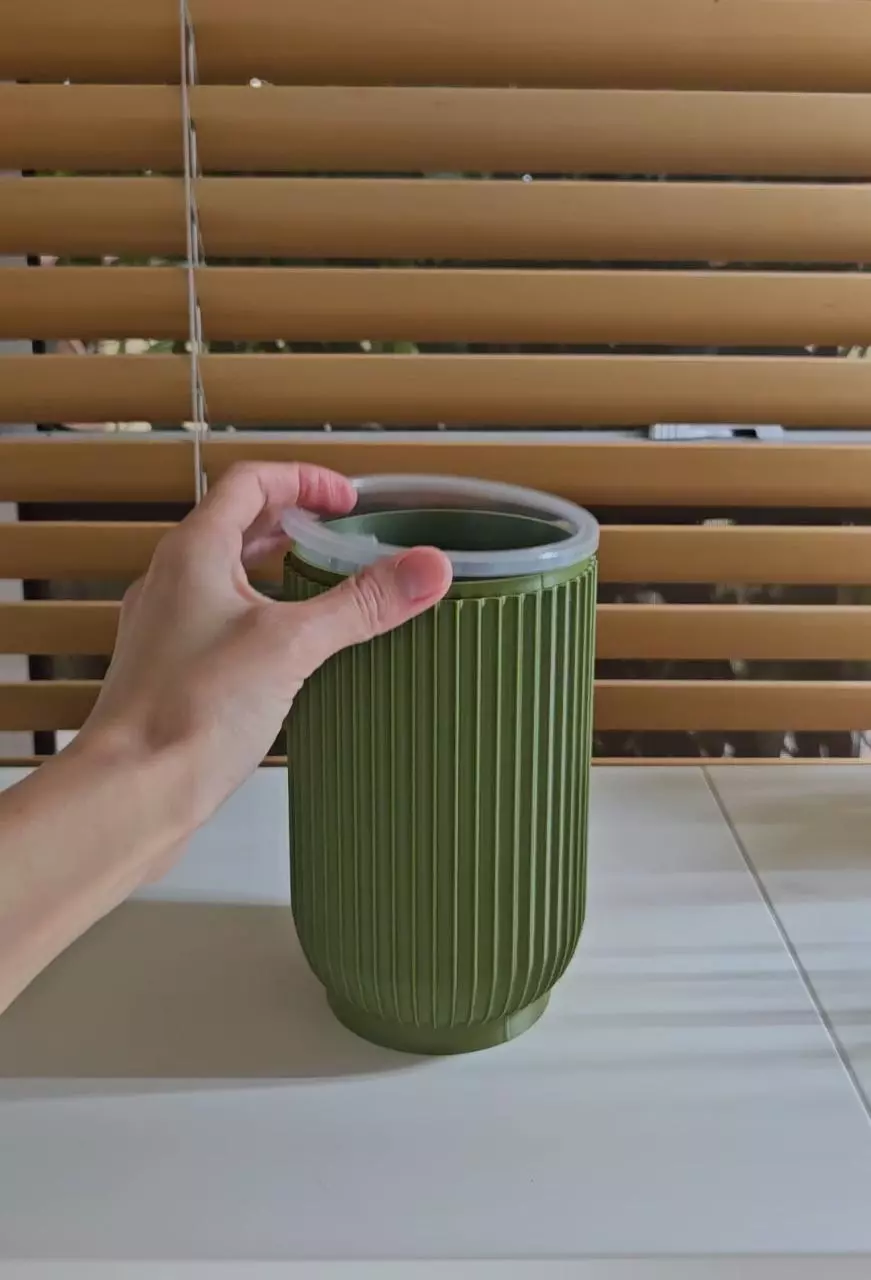 plant/Green 4" self-watering pot-0