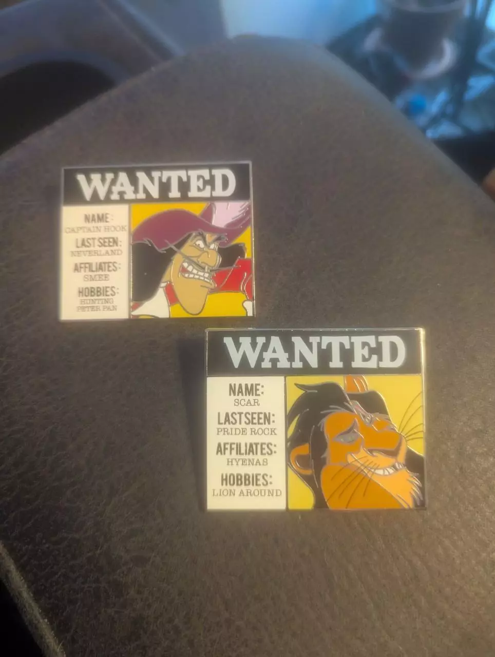 plant/Limited Edition Disney Villain Wanted Posters pins-0