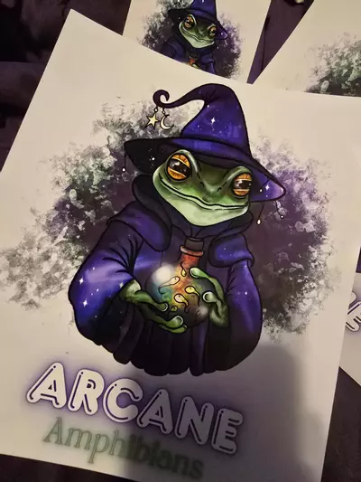 plant/Arcane Amphibians Prints 8.5 x 9.5-0-thumbnail
