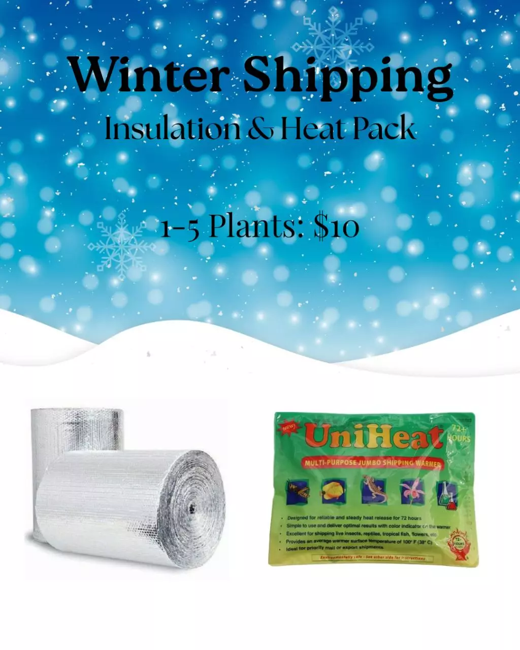 plant/Winter Shipping 1-5 Plants-0