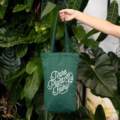 plant/Rare Plant Fairy ® Canvas Tote Bag (Green)-0-thumbnail