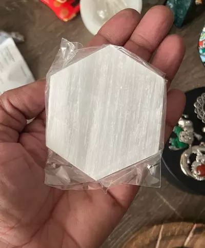 free_shipping/Selenite Hexagon Crystal Cleaner & Charger⚡️-0-thumbnail
