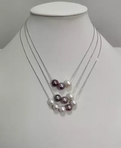 plant/Different style pearl necklace no pearl including only accessories-3-thumbnail