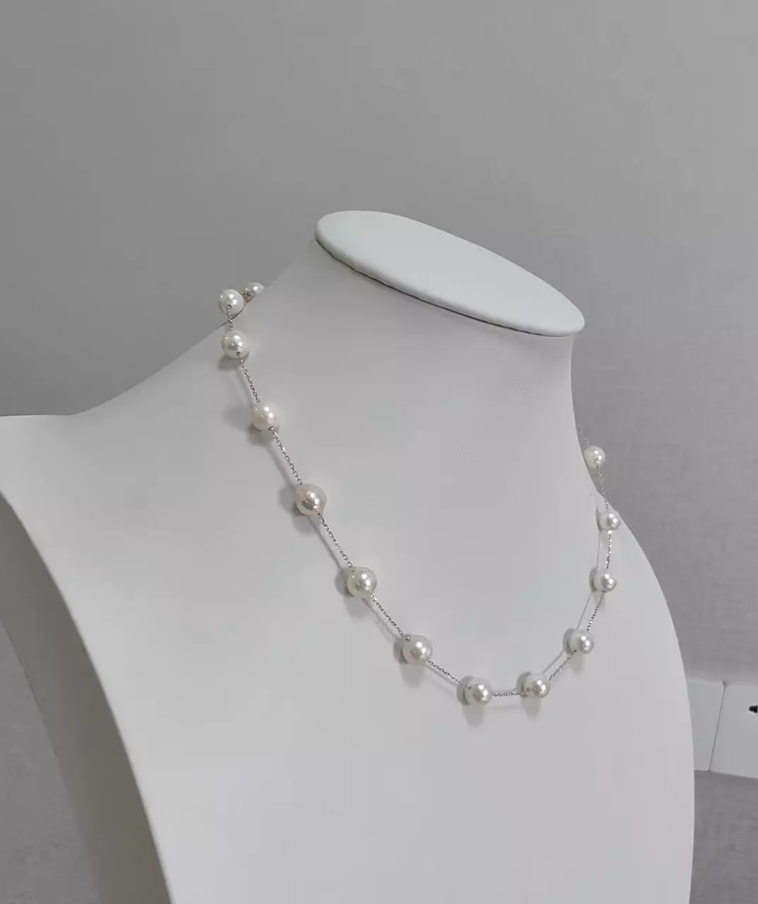 plant/Different style pearl necklace no pearl including only accessories-1