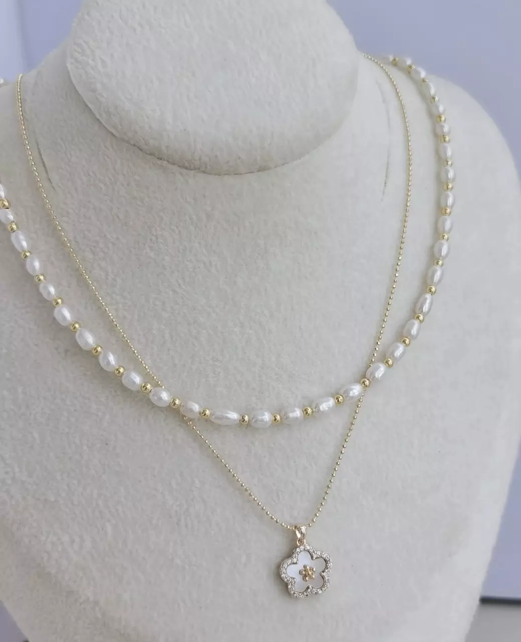 plant/Different style pearl necklace no pearl including only accessories-0