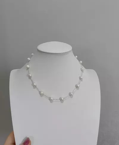 plant/Different style pearl necklace no pearl including only accessories-4-thumbnail