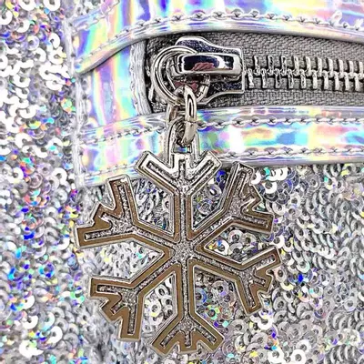 heat_pack/Loungefly Disney Minnie Mouse Silver Holographic Sequin Mini Backpack-3-thumbnail