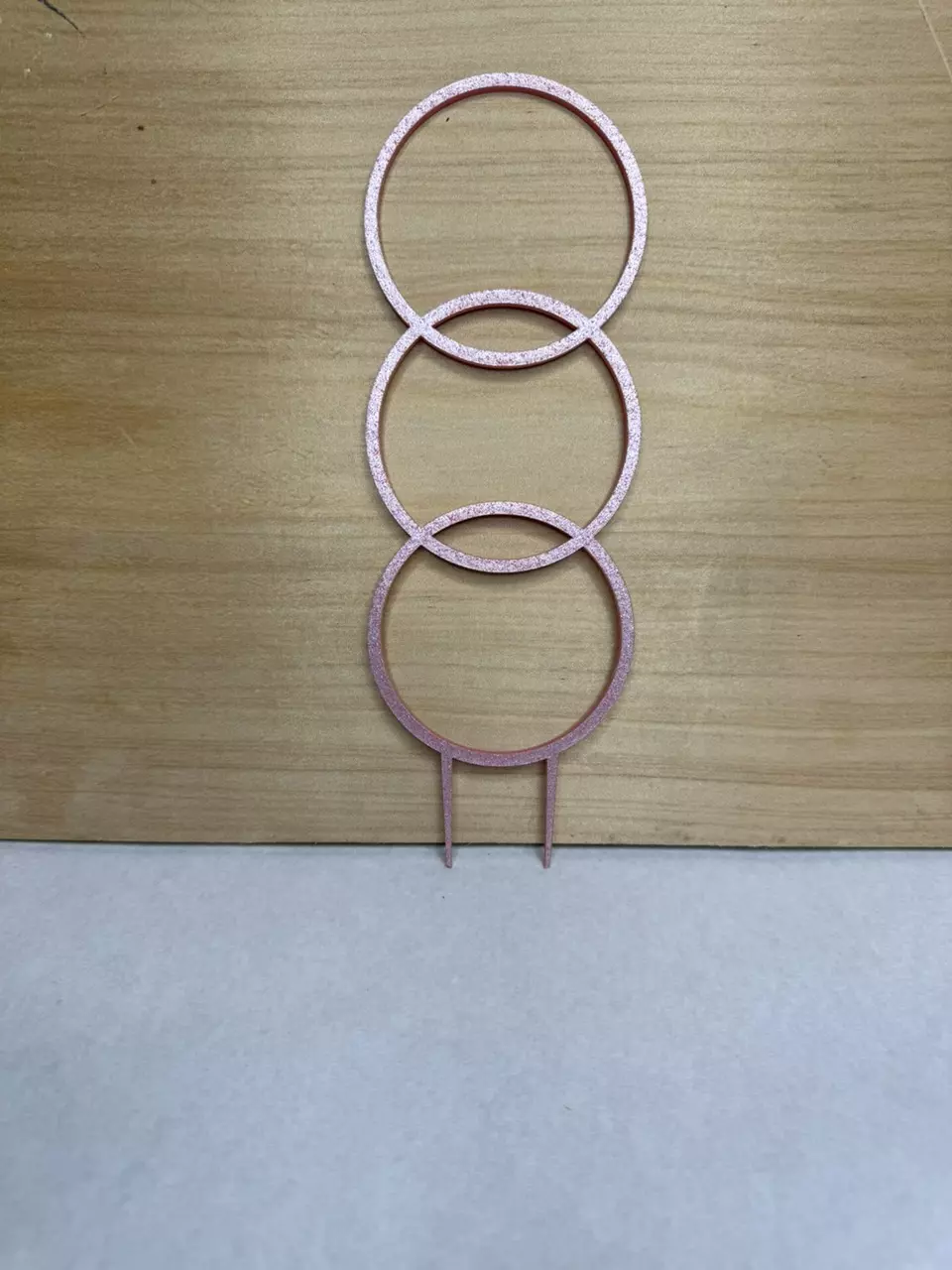 plant/1pk Barbie Pink 3 Circle Stacked Trellis-0