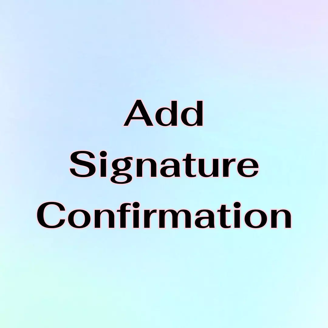 shipping_upgrade/Signature confirmation | USPS only-0