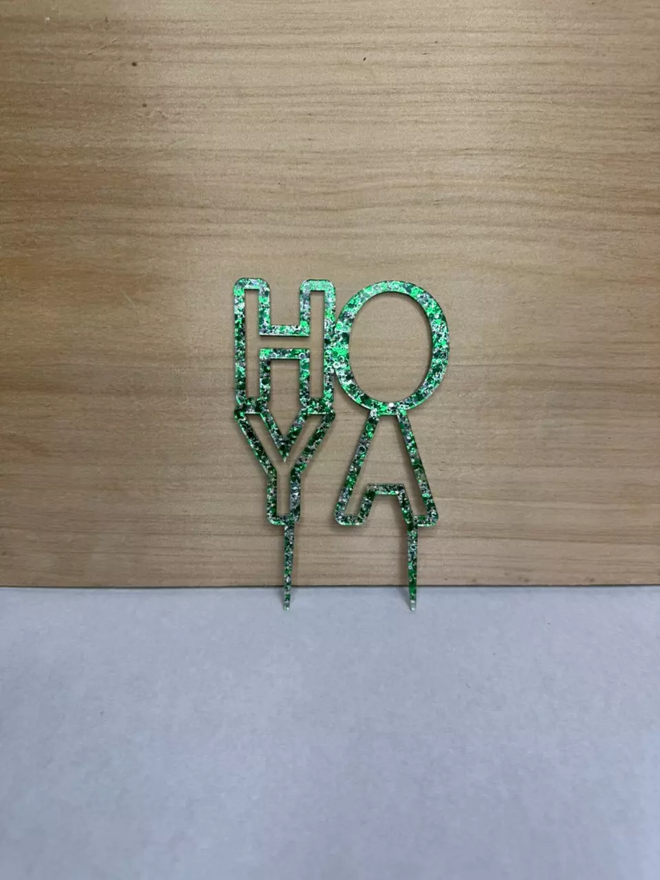 plant/1pk Green/Silver Glitter HOYA pot pal-0