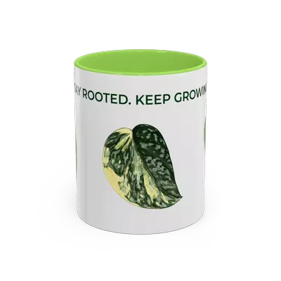 plant/Stay Rooted. Keep Growing Mug - LIGHT GREEN-0-thumbnail