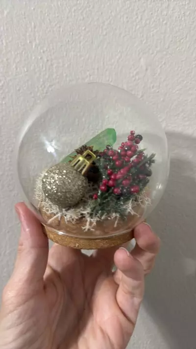 plant/Christmas dome glass cloche-1-thumbnail