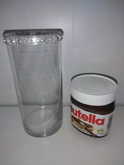 plant/Glass Vase with Jewel Rim-2-thumbnail