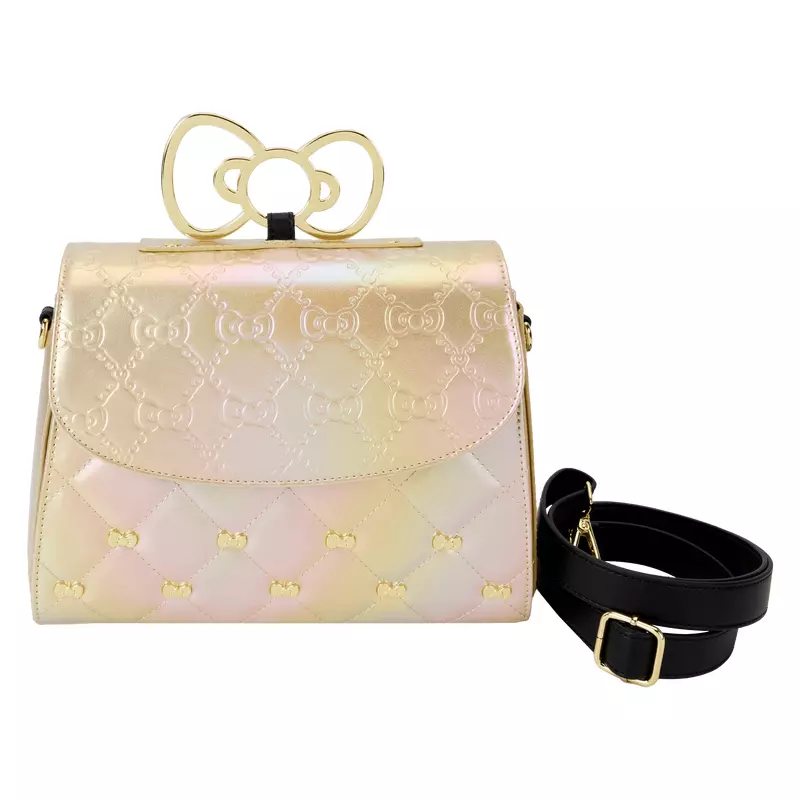 plant/Hello Kitty 50th Anniversary Metallic Gold Crossbody Bag-0