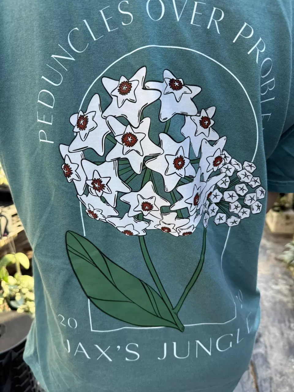 plant/Comfort colors logo shirt emerald Xtra large-1