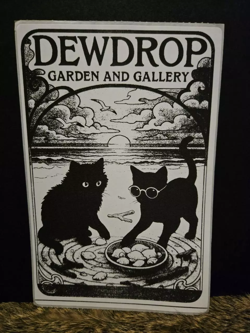 plant/Large✨️collectable cat sticker 🌊 (beach day)-0