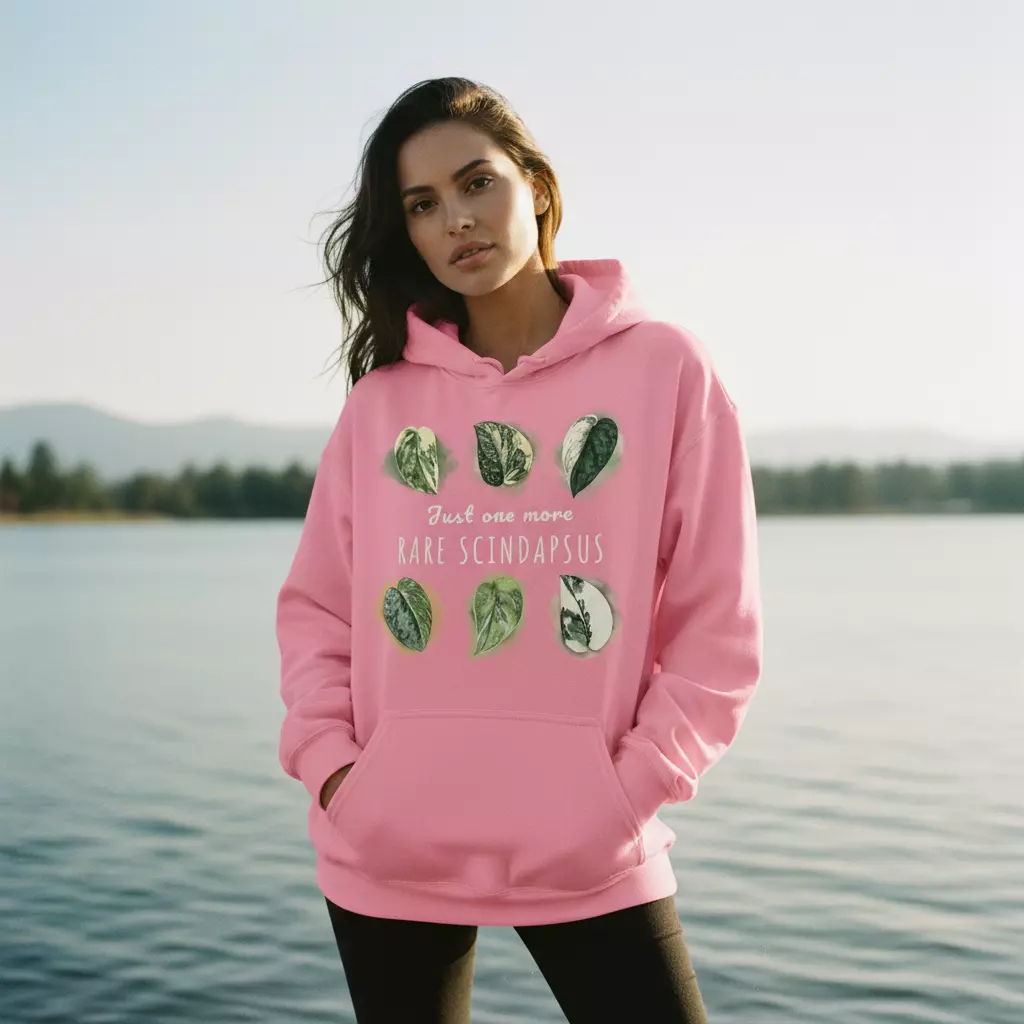 plant/Just One More Rare Scindapsus Hoodie-0