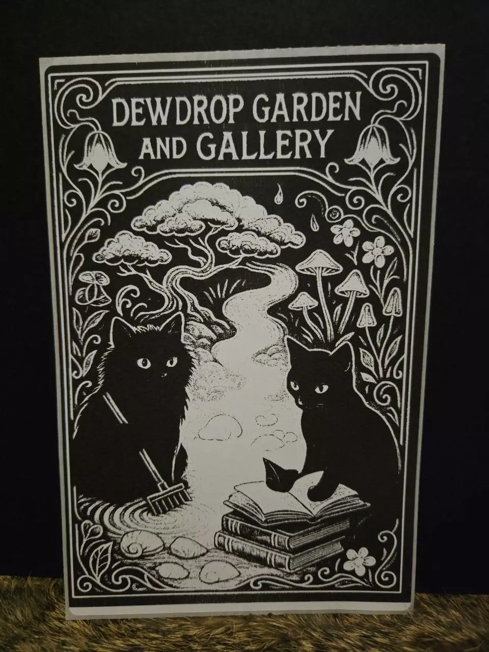 plant/Large✨️collectable cat sticker🍄(mushroom forest)-0