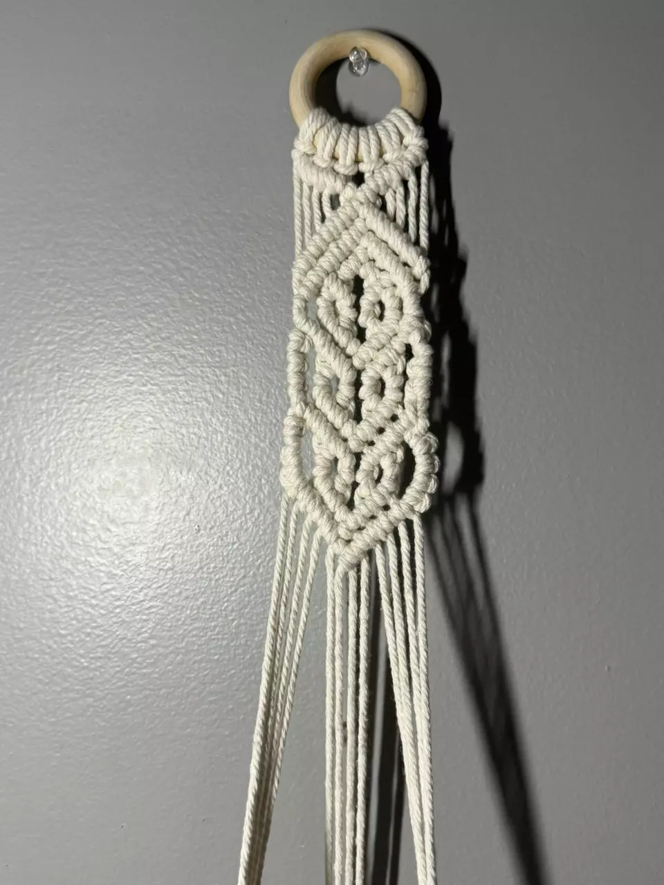 plant/Heart Knot Plant Hanger Macrame-1