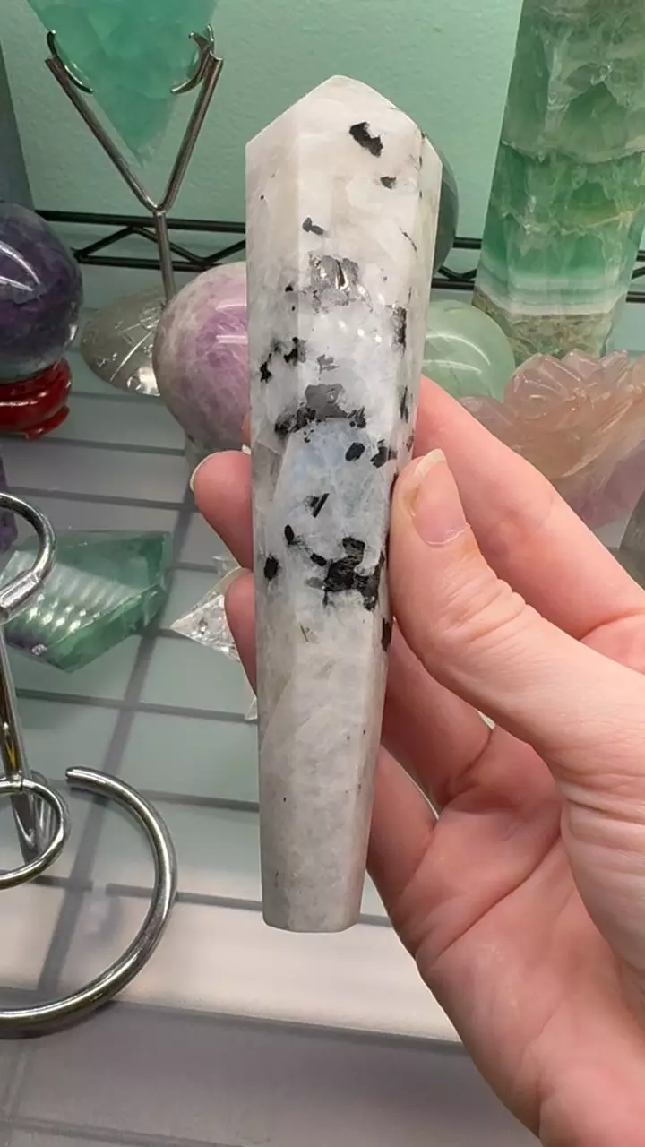 plant/Rainbow moonstone wand-0
