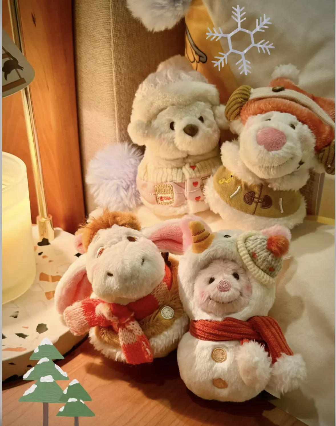 plant/Limited Edition 1 Of Shanghai Disney Snowman WInnie & Tigger&Eeyore-0