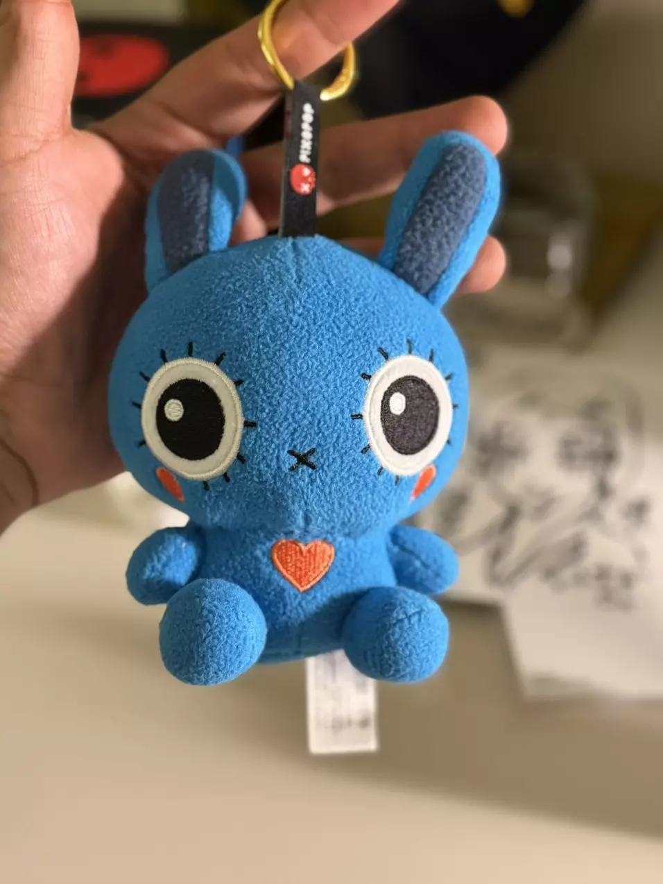 plant/Stitch Bunny keychain plush by Sabet-0