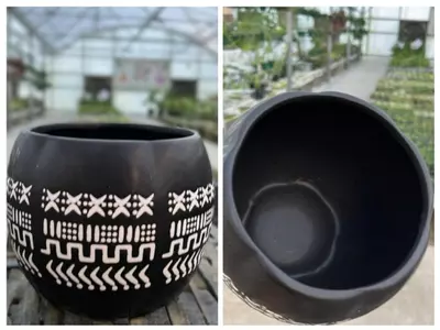 plant/Black Decorative Planter Pot-0-thumbnail