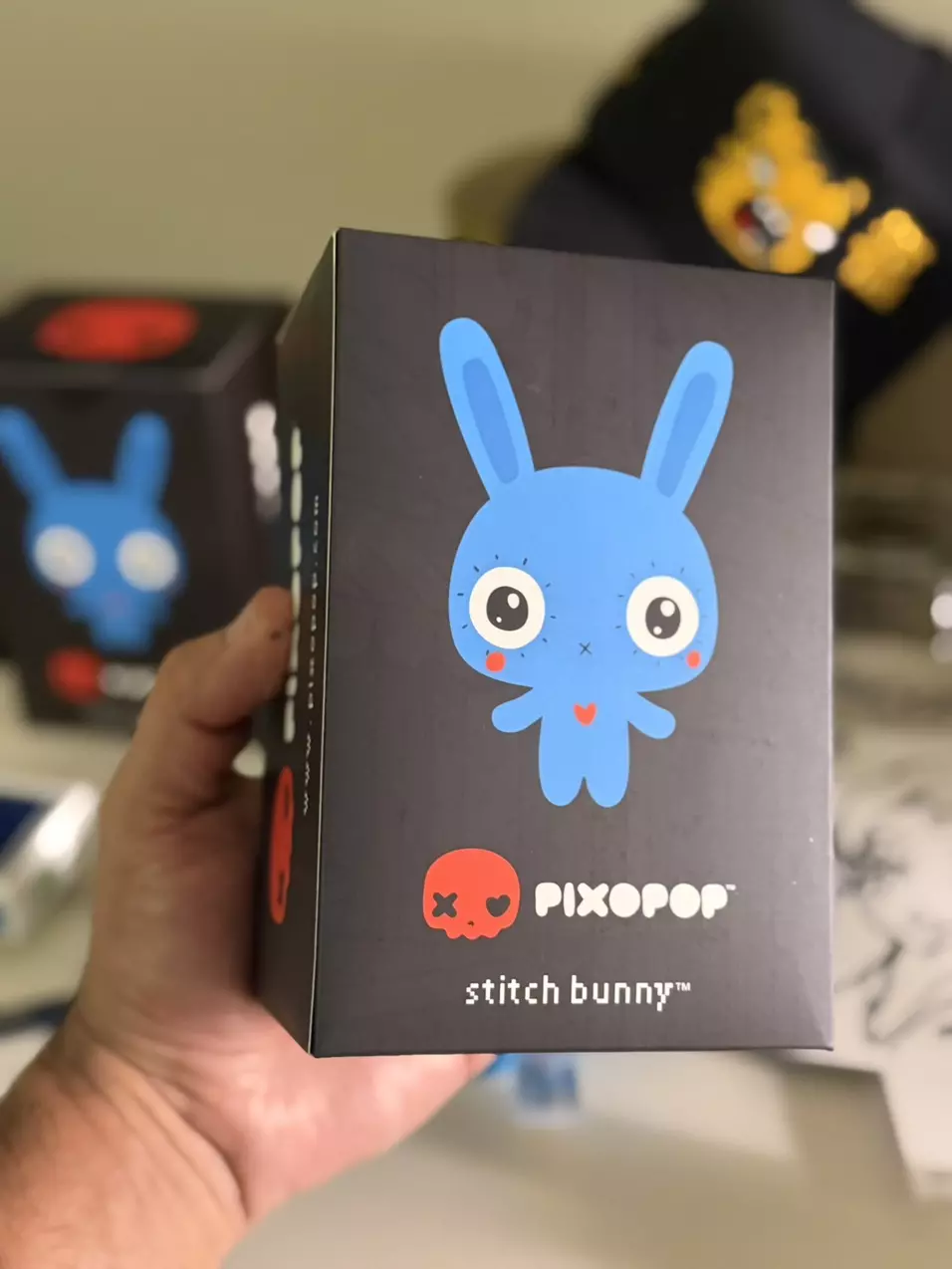 plant/Stitch Bunny keychain plush by Sabet-1