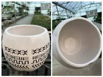 plant/White Decorative Planter Pot-0-thumbnail