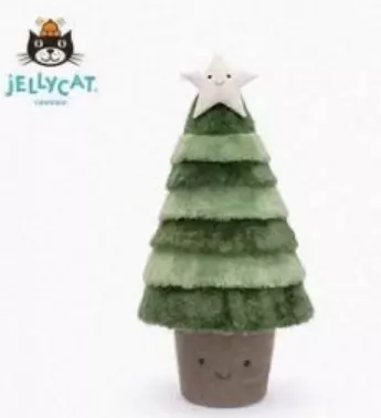 plant/British Jellycat fun bow wreath spruce Christmas tree doll-0