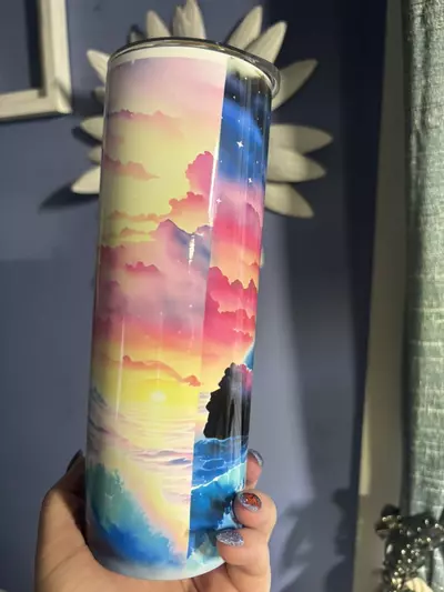 plant/Lighthouse 20oz stainless steel double walled  sublimated tumbler.-5-thumbnail