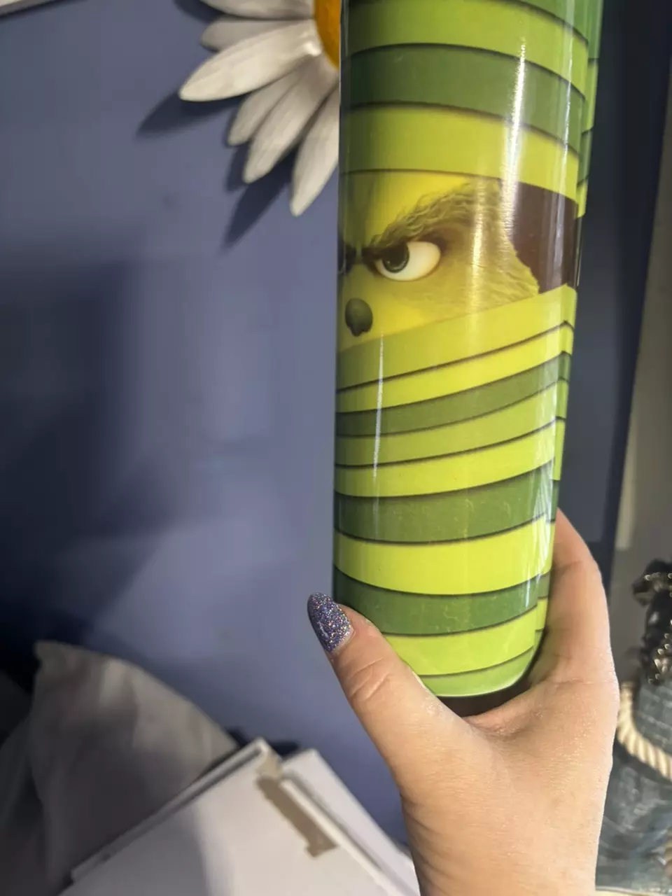 plant/Grinch 20oz stainless steel double walled  sublimated tumbler-5