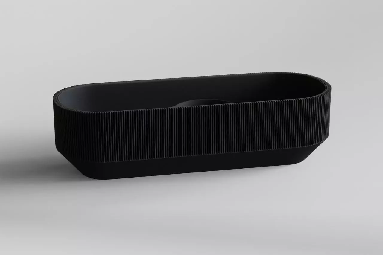 plant/Modern Triple Self-Watering Planter with Insert.-2