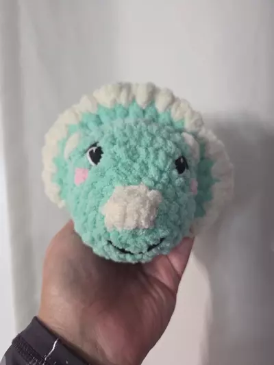 plant/Triserepus Dino Handmade Crochet plushie-0-thumbnail